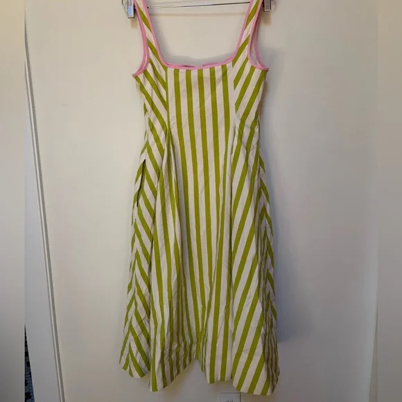 NWOT Maeve Sleeveless Notched Square-Neck Midi Dress Size XS - Picture 11 of 16